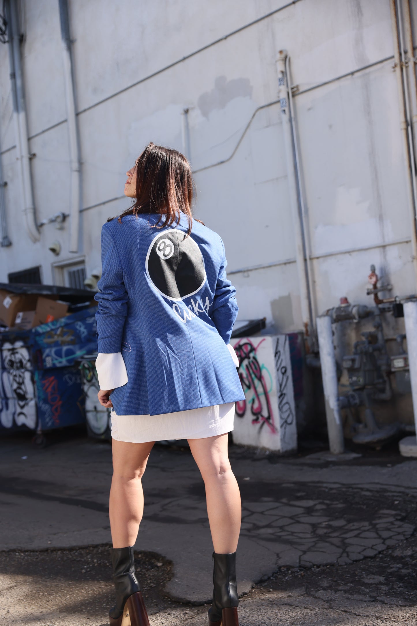Made to Measure "Lucky 8 Ball" Blazer - Men's US42S