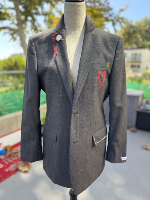 Burberry “Let Love Rule” Blazer - Size 48S