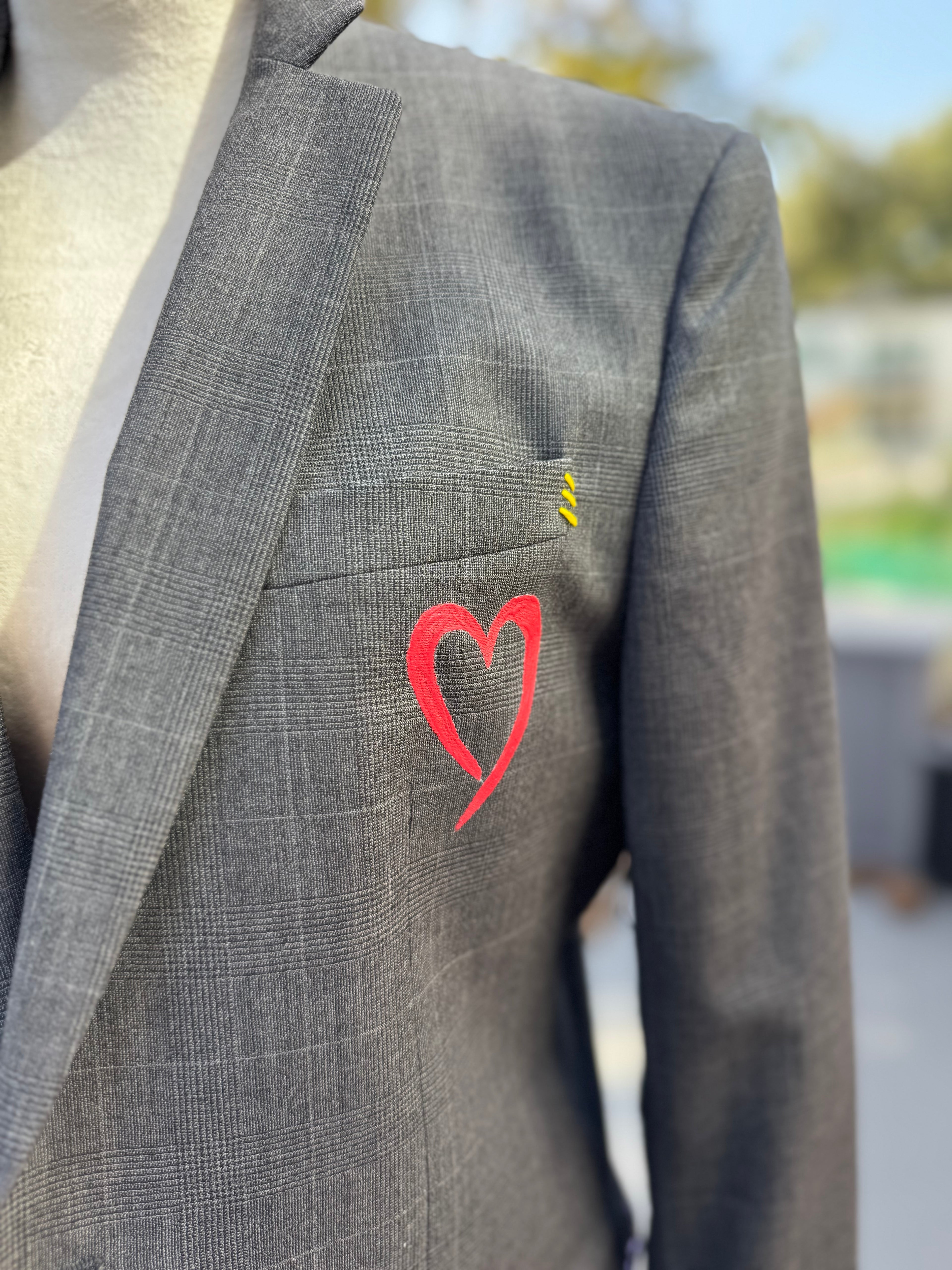 Burberry “Let Love Rule” Blazer - Size 48S