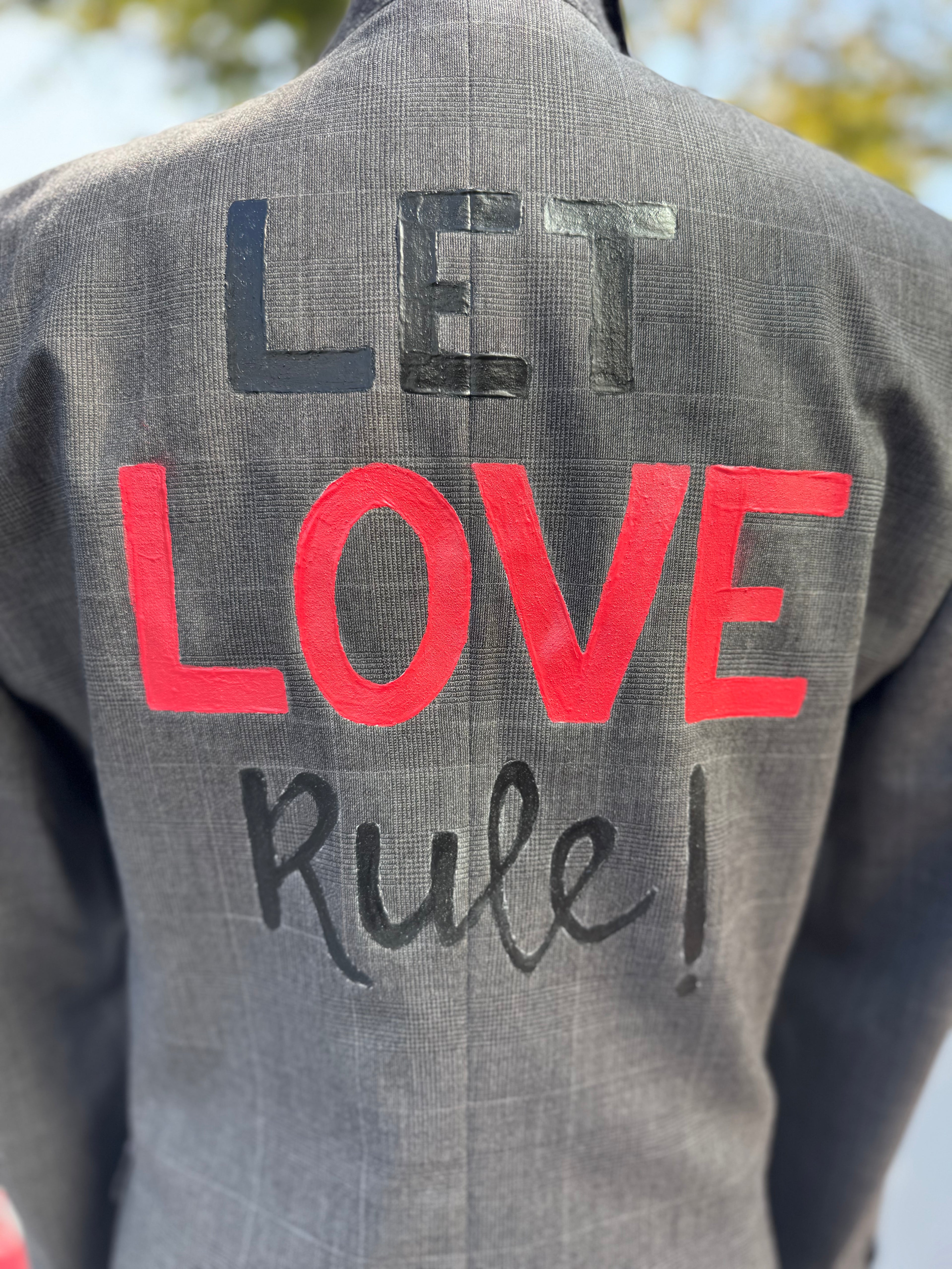 Burberry “Let Love Rule” Blazer - Size 48S