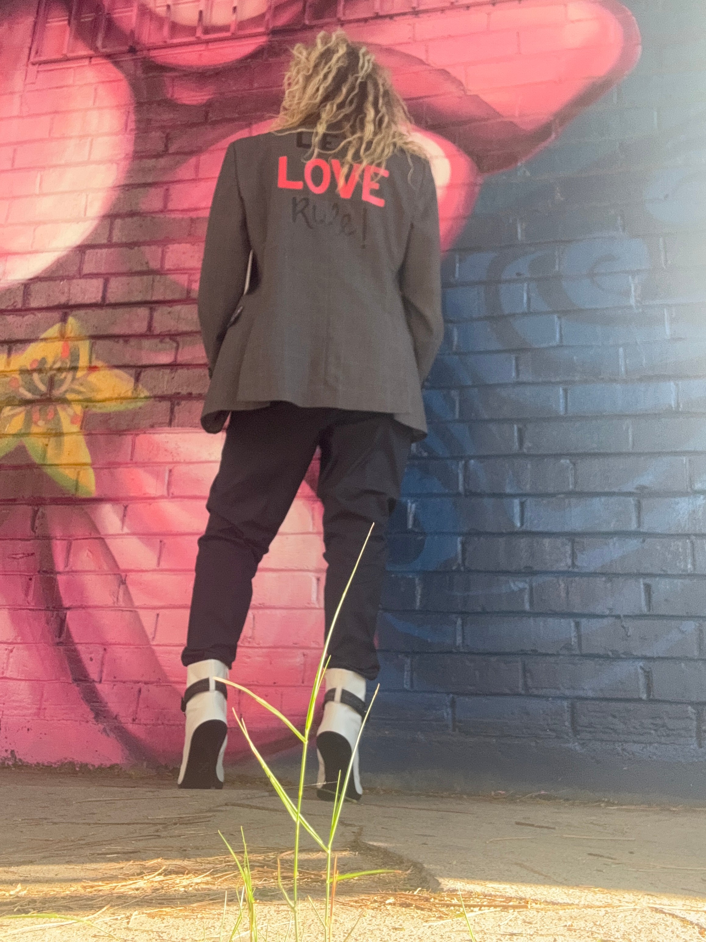 Burberry “Let Love Rule” Blazer - Size 48S