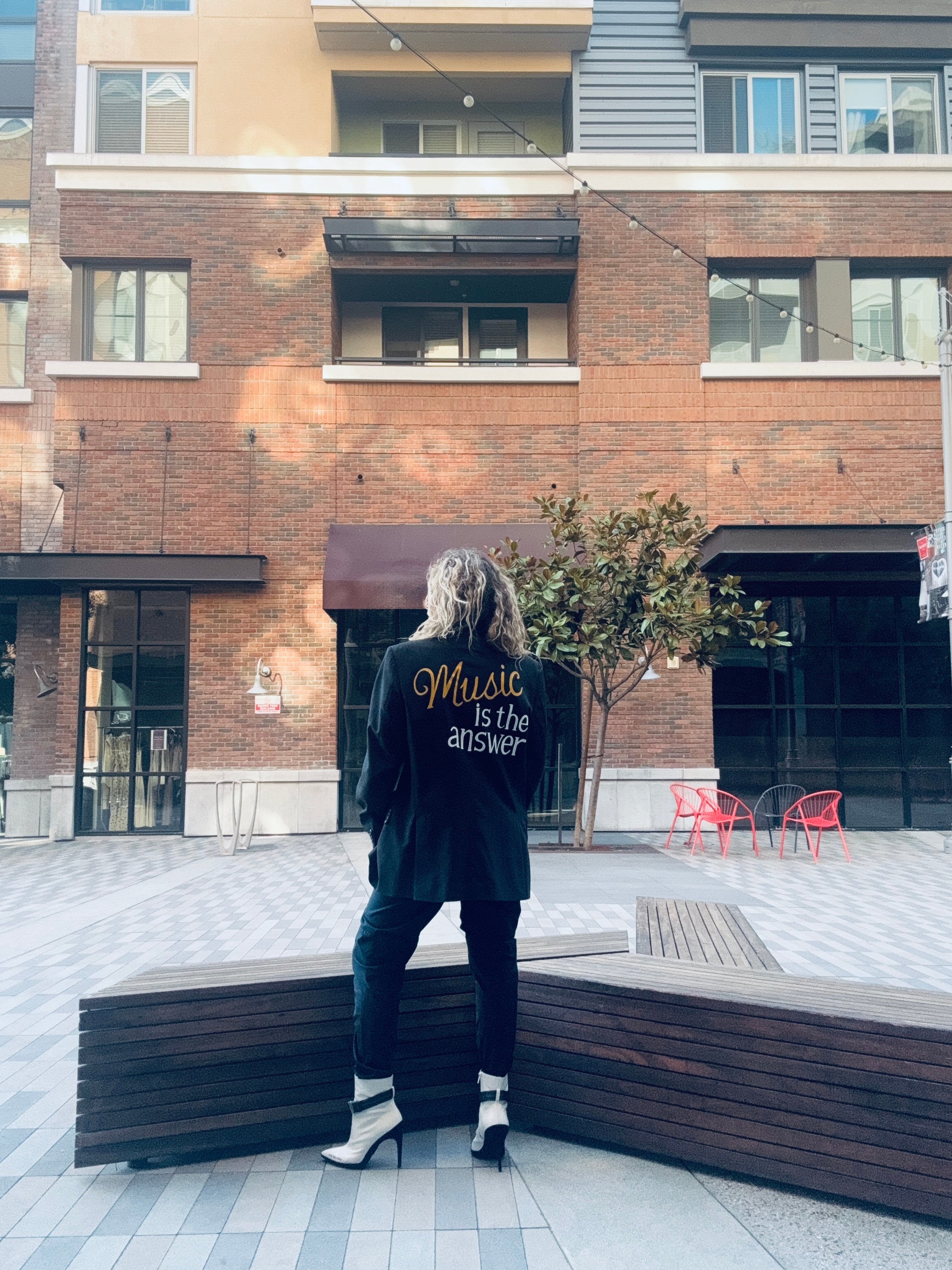 Ben Sherman “Music is the Answer” Blazer Men's US 44