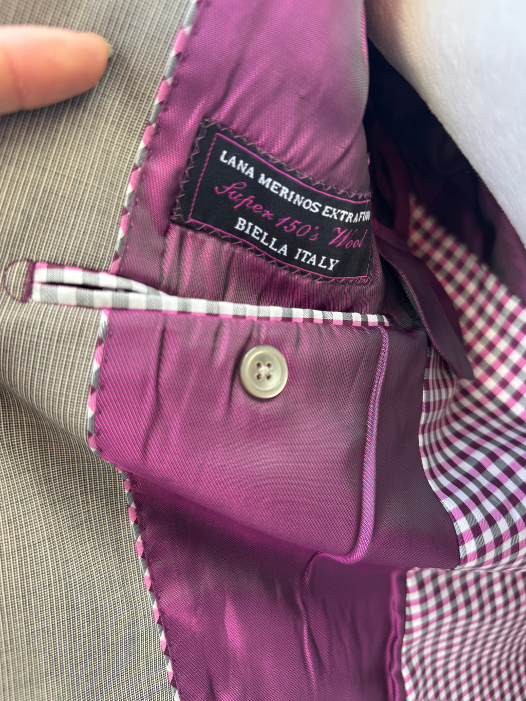 Biella Italy “Wink & a Smile” Blazer - Size 38S