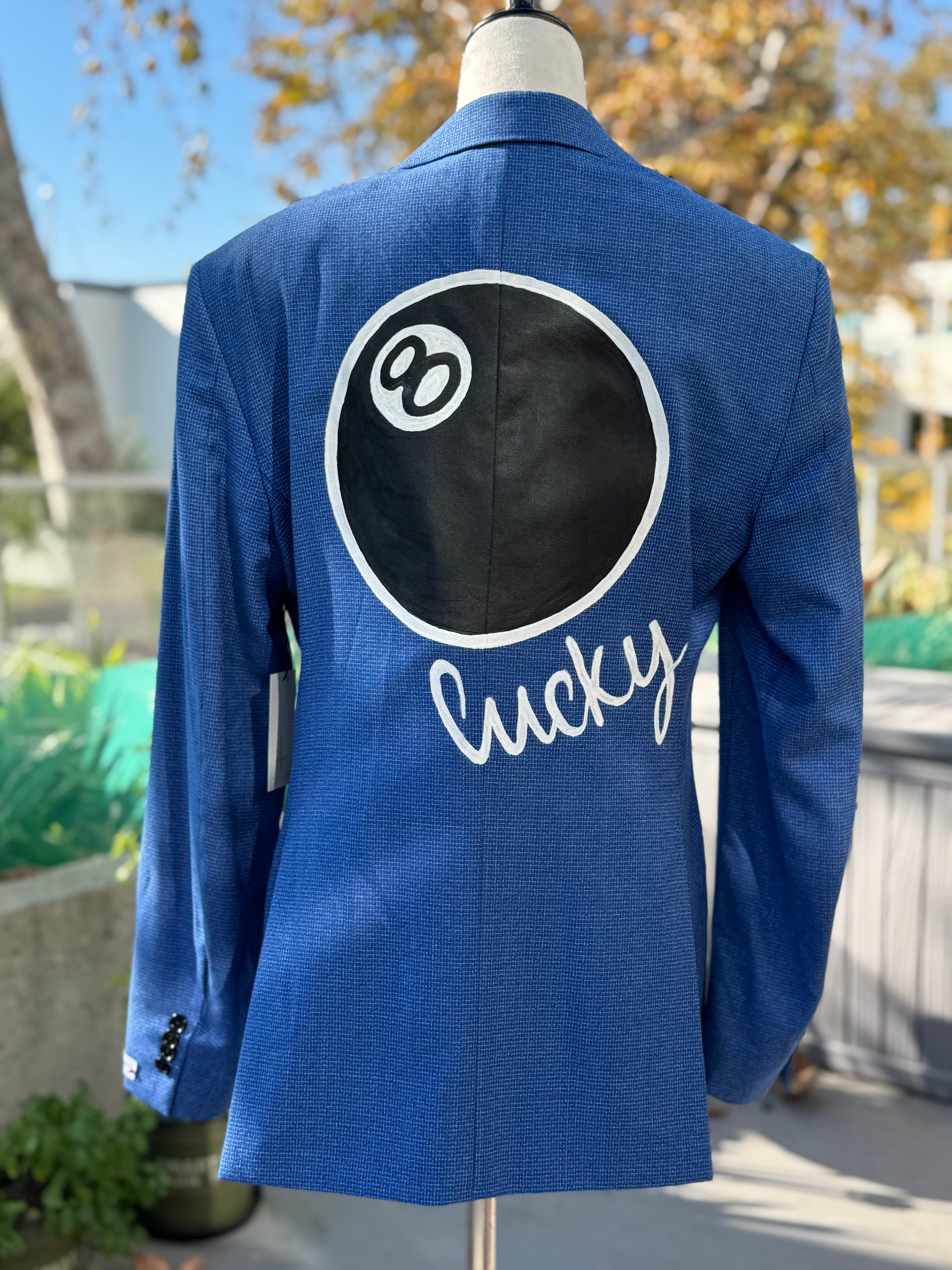 Made to Measure "Lucky 8 Ball" Blazer - Men's US42S