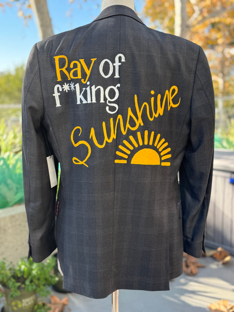 John Varvatos “Ray of Fucking Sunshine” Blazer - Size Men's US38R