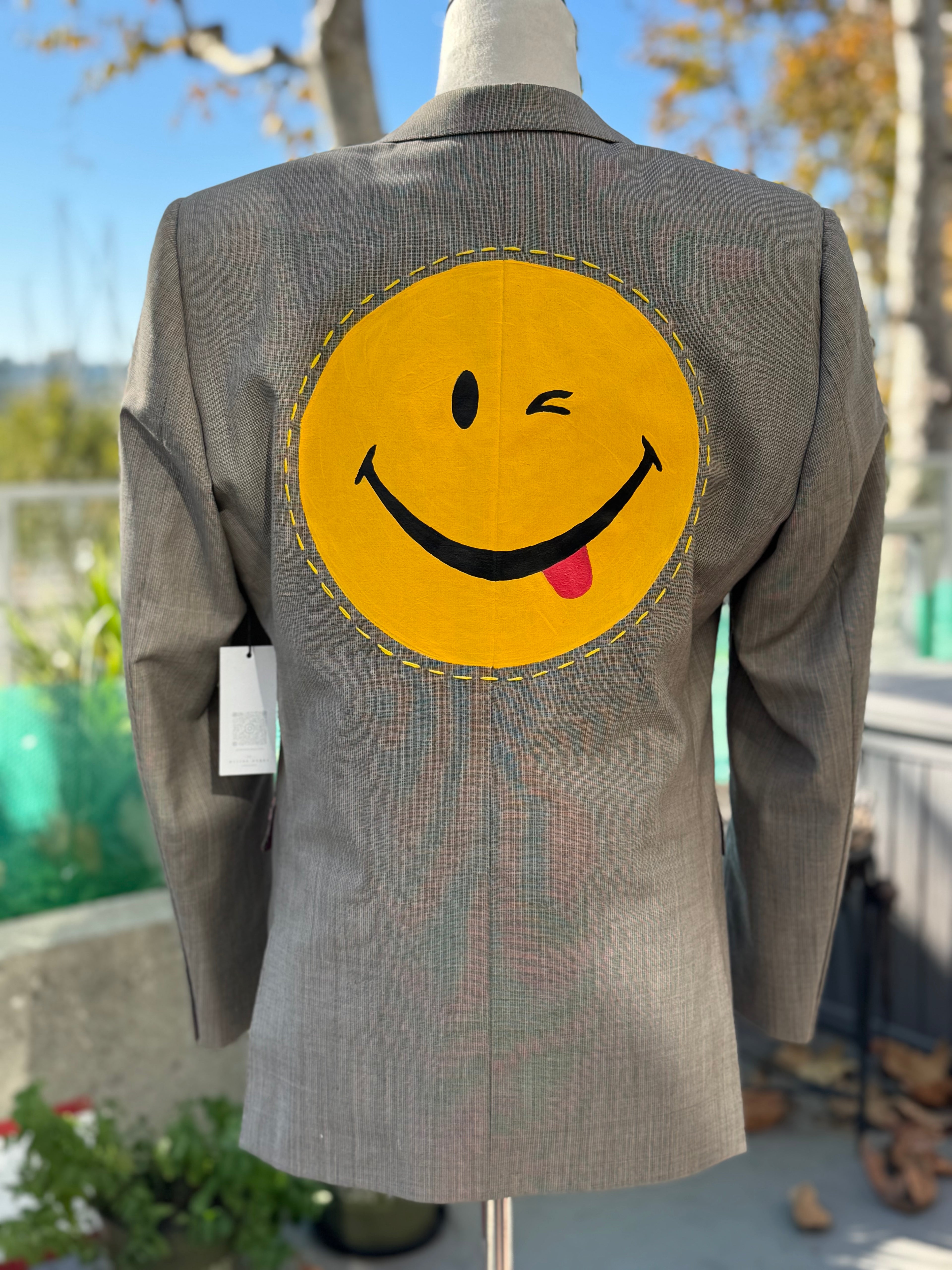 Biella Italy “Wink & a Smile” Blazer - Size 38S