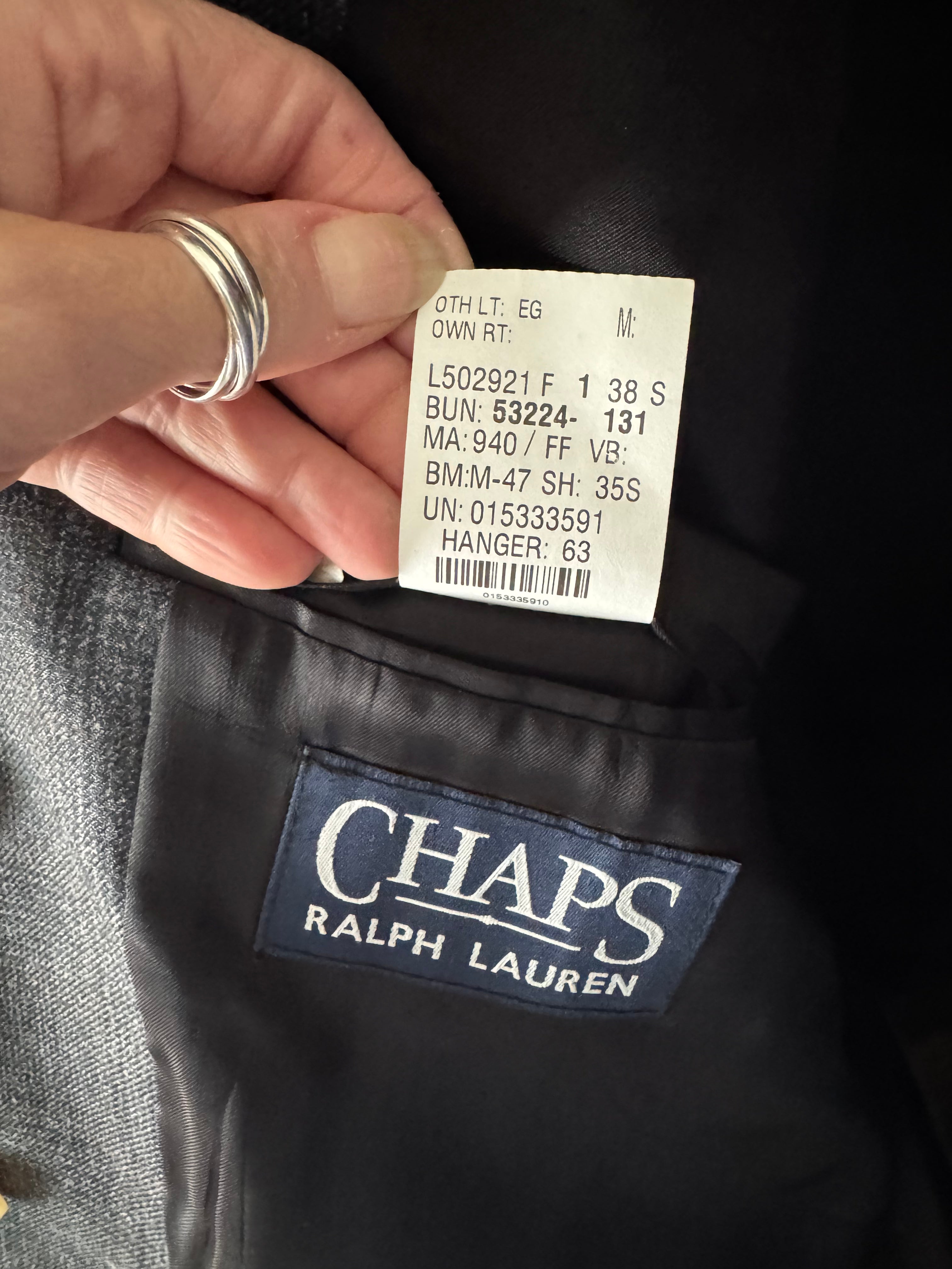 Ralph Lauren Chaps “More Love” Blazer - Size Men's US36R