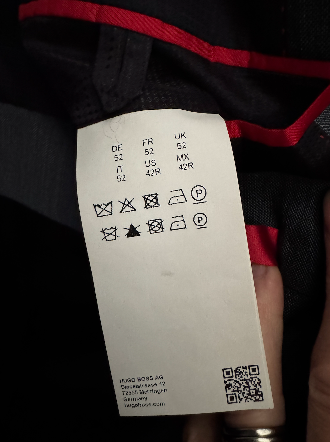 Hugo Boss Red Label “Racing Heart” Blazer - Size US42R